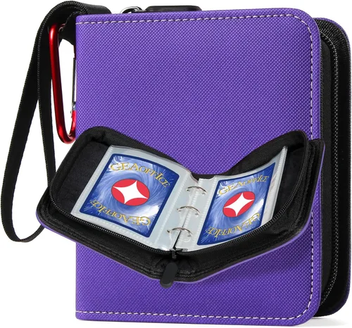 Vista 16 de GEAoffice Mini carpeta de tarjetas coleccionables de 1 bolsillo con Negro-1 bolsillo