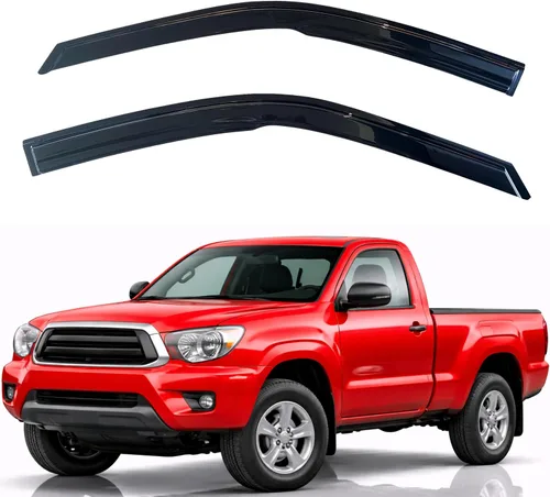 Vista 176 de KPY Protector de lluvia compatible con Ford Bronco 1980-1996, Ford F150 F250 F350, deflectores de ventilación lateral para visera de ventana