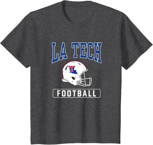 Vista 17 de Camiseta con casco de fútbol Louisiana Tech Bulldogs, Negro