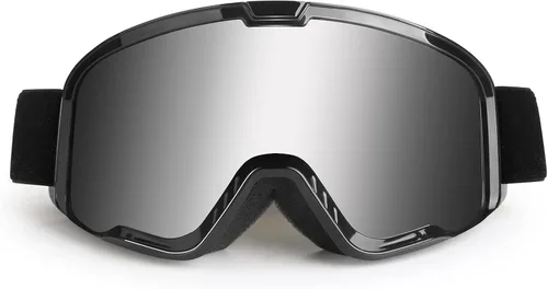 Vista 9 de Gafas de motocicleta para hombres y mujeres, gafas de motocross, de ATV, gafas para montar, gafas de viento, gafas de visión amplia, gafas