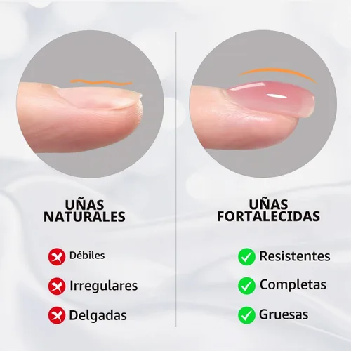 Vista 2 de GAOY Gel constructor para uñas, fortalecedor de uñas de 0.6 fl oz en una botella, gel duro para extensión de uñas, secado por luz UV de larga 0.5 fl