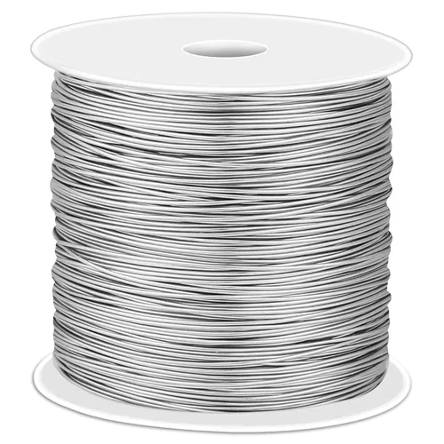 Vista 10 de Cridoz - Alambre de acero inoxidable de calibre 18 para hacer joyas, alambre de 1mm para envoltura de cierre