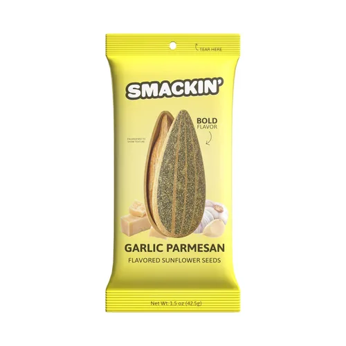 Vista 11 de SMACKIN' Semillas de girasol, tostadas Jumbo de lote pequeño, hechas en Estados Unidos - BBQ de patio trasero. Bolsas de 1.5oz (paquete de 36)