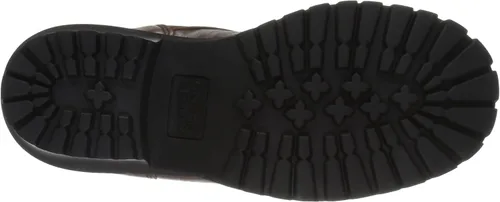 Vista 4 de Georgia arranque trabajo Boys 5" impermeable Logger Piel café gb00019