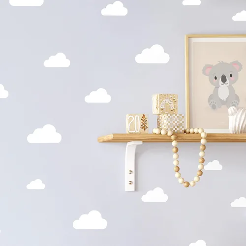 Vista 19 de Teddylabels - Mariposas azules - Pegatinas de pared fáciles de aplicar y extraíbles: transforma el dormitorio de tus niños pequeños con una