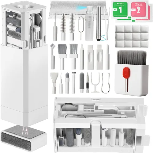Vista 14 de Kit de limpieza de teléfono celular, kit de limpieza para iPhone para puerto de carga, kit de limpieza de teclado para Airpods/Android/USB