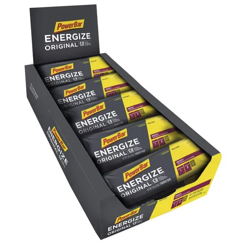 Vista 6 de PowerBar Energize Original - Barra energética Endurance - Combustible de alto rendimiento para deportes, maratón, atletas - 12 barras