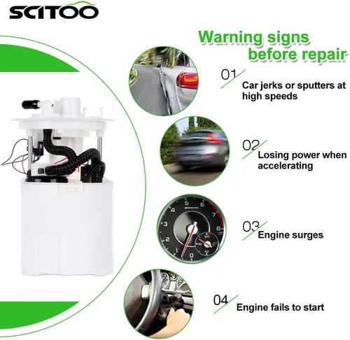 Vista 2 de SCITOO Compatible con la bomba de combustible E9073M montaje eléctrico apto para Hyundai para Elantra