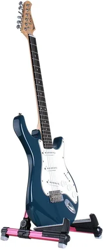 Vista 8 de ENO MUSIC Soporte plegable para guitarra acústica, adecuado para guitarras eléctricas, bajo