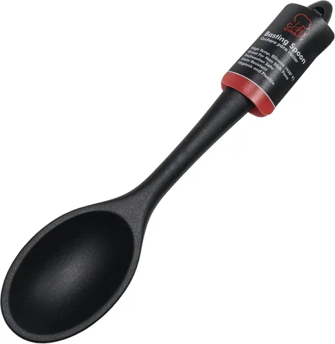 Vista 2 de Chef Craft Cuchara para untar de silicona premium, 11 pulgadas, color negro