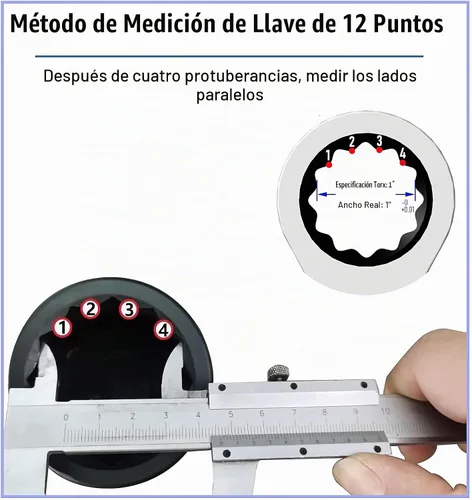 Vista 5 de Llave combinada de trinquete SAE de 1 pulgada