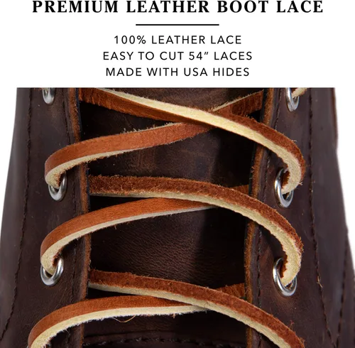 Vista 3 de Encaje de cuero premium para botas - Calidad y resistencia premium