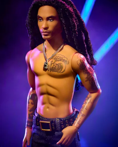 Vista 5 de Barbie Muñeca Kenbassadors Lenny Kravitz de la firma