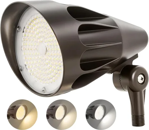 Vista 10 de LED Bullet Spotlight 25W/20W/13W & 3CCT Selectable Landscape Flood Light