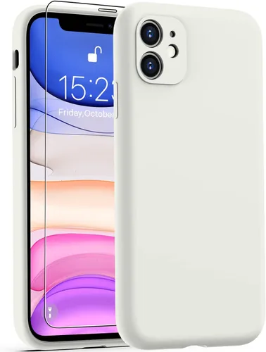 Vista 21 de Goodon Funda para iPhone 11 Pro con protector de pantalla - Protección mejorada de la cámara - Forro de microfibra suave - Funda protectora