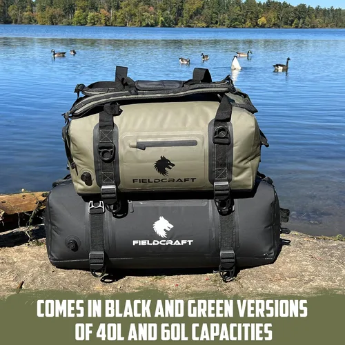 Vista 6 de Bolsa de lona impermeable SEA WOLF, Negro -, Bolsa de lona impermeable