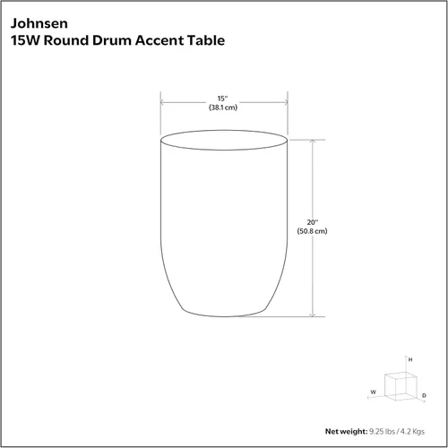 Vista 3 de SIMPLIHOME Johnsen 15" Wide Round Iron Table in Antique Brass Latón antiguo