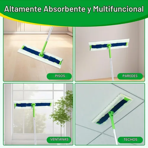 Vista 5 de 40 paños de barrido en seco XL resistentes para trapeador Swiffer Sweeper 40 unidades blanco