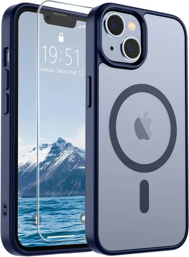 Vista 173 de SUPFINE Funda magnética para iPhone SE 2022 (3ª)/2020 (2ª), iPhone 8 (compatible con MagSafe) (protección contra caídas de grado militar), funda