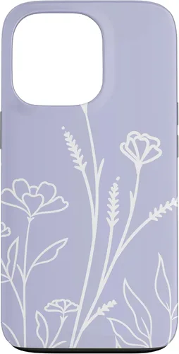 Vista 10 de Summer Wildflowers Pattern Pastel Design Floral Periwinkle Case for iPhone 17