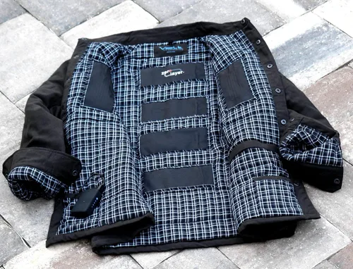 Vista 2 de Outfitter - Chaqueta térmica de 5 V con batería USB Powerbank, sistema de calor de capa cero