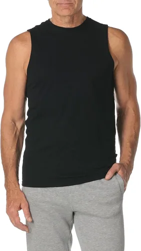 Vista 5 de Russell Athletic Men's Dri-Power Cotton Blend Tees & Tanks, Moisture Wicking, Odor Protection, UPF 30+, Sizes S-4x