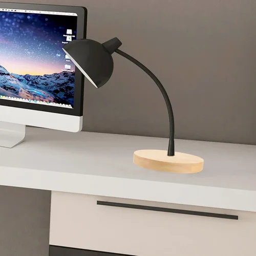 Vista 5 de OSALADI Soporte de lámpara de mesa contemporáneo Base de luz nocturna de madera maciza para sala de estar Soporte de exhibición de luz de madera