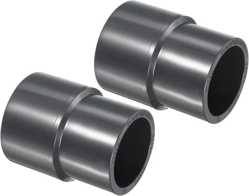 Vista 38 de PATIKIL UPVC Reductor de tubería de montaje de 1-1/2 "x 1" Socket Schedule 80, conector adaptador de acoplamiento recto, gris