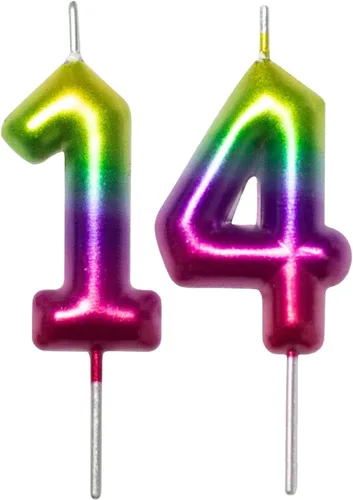 Vista 178 de DERVENTA Vela con números de 2.36 pulgadas, decoración perfecta para cumpleaños, brunch, postre, pastel, 1 pieza (número 0 rosa)