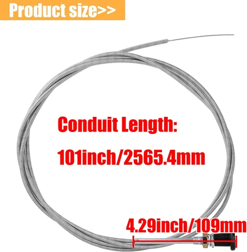 Vista 3 de Carburador universal Push Pull Choke Control Cable para 60-122 60122 290-835 290835 Tractor cortacésped 96" Conducto Go Kart Carts Mini Bike Oregon