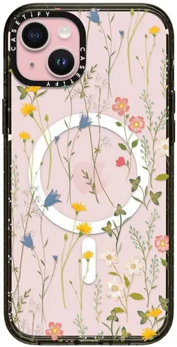 Vista 110 de CASETiFY Impact Funda para iPhone 15 [Probada contra Caídas de Grado Militar 4X / Protección contra Caídas de 8.2 pies / Compatible con Magsafe]