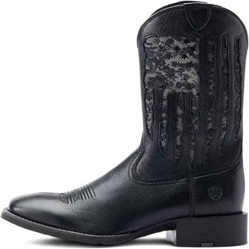 Vista 3 de ARIAT Sport My Country Venttek - Botas vaqueras negro (Black Deertan)