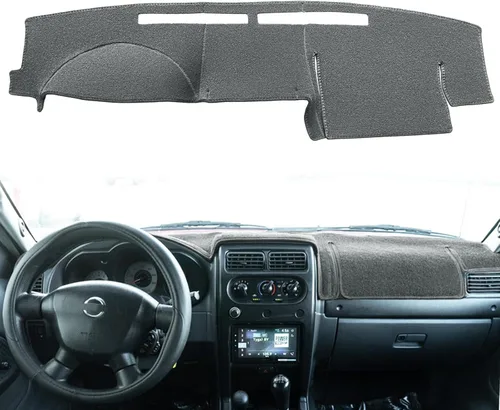 Vista 7 de Yiz Funda para salpicadero de ajuste personalizado para Nissan Frontier Xterra 2002 2003 2004 (Negro) J158