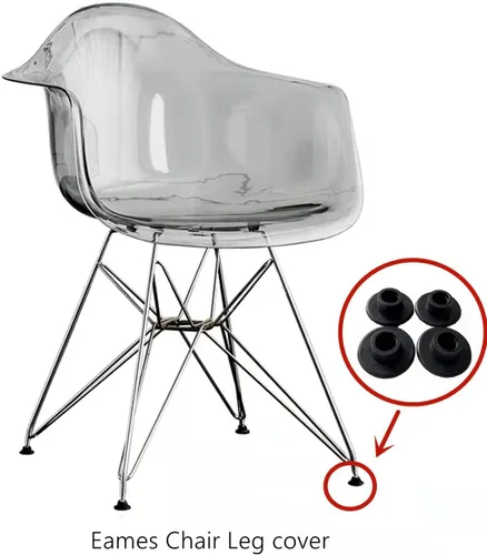 Vista 2 de Almohadillas de repuesto para sillas para pies de muebles, paquete de 4