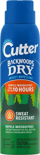Vista 11 de Cutter Backwoods Repelente de Insectos Seco, Repelente de Mosquitos, Aerosol, 4 oz, Paquete de 12