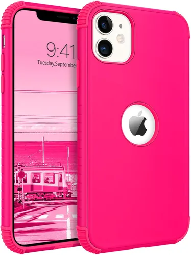Vista 11 de BENTOBEN Funda para iPhone 11, funda para teléfono iPhone 11, resistente 2 en 1, protección completa rugosa a prueba de golpes, híbrida parachoques