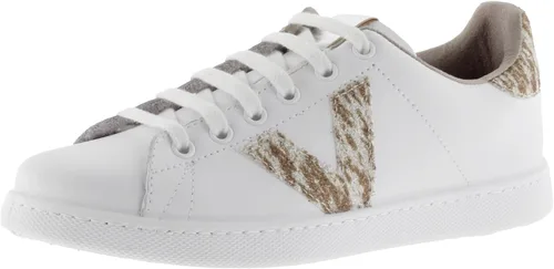 Vista 23 de victoria Tenis Leather & Glitter V - Zapatillas para Mujer - Forro de Agua