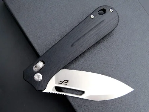 Vista 6 de Eafengrow EF963 Cuchillo plegable D2 Hoja de acero G10 Mango EDC Herramientas Cuchillos para trabajar al aire libre Camping (negro)