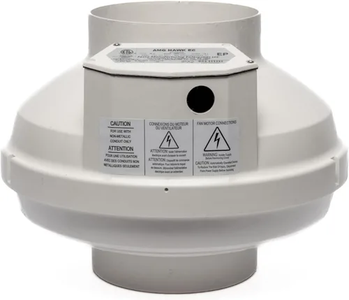 Vista 6 de Festa AMG Eagle Extreme EC Ventilador de Radón - Ventilador Silencioso y Eficiente Energéticamente de 304 CFM Sistema de Mitigación de Radón