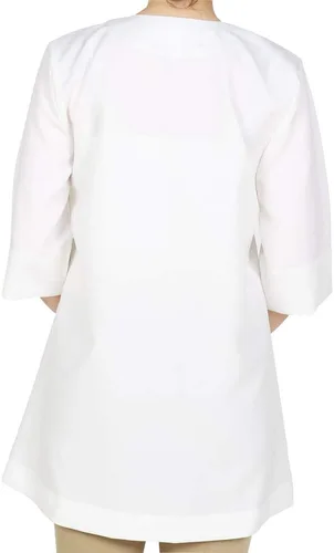 Vista 3 de Smockers Judi - Bata de salón profesional, chaqueta de estilista, uniforme de cosmetología, a prueba de blanqueador