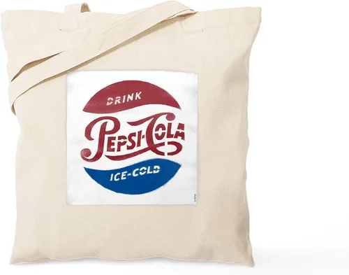 Vista 47 de CafePress Pepsi Tote Bag Bolsa de lona natural, bolsa de compras de tela, Caqui