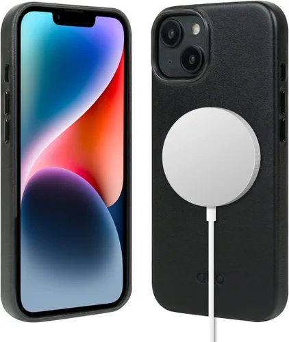 Vista 11 de alto Funda para teléfono compatible con iPhone 15 2023 y MagSafe, funda magnética de cuero italiano, funda protectora contra caídas de la serie Clop