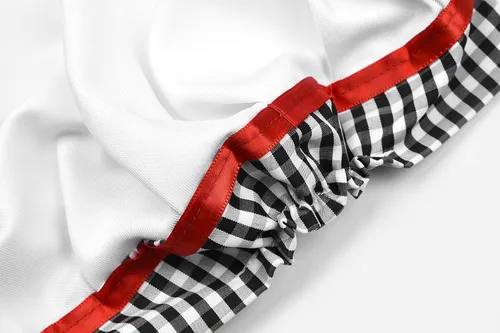Vista 6 de ReliBeauty Conjunto de disfraz de chef para niños y niñas, juego de rol con delantal desmontable