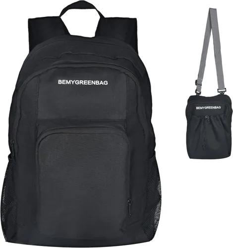 Vista 15 de Mochila impermeable plegable 35L para viajes de deportes al aire libre dentro del compartimento de ropa mojada plegable para múltiples