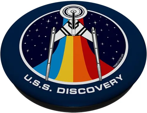 Vista 2 de star trek Retro prisma popsockets soporte para Smartphones y Tablets