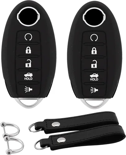 Vista 13 de Funda para Llavero de Silicona para Auto Compatible con Ford F150 Explorer Mustang Edge, para Lincoln MKZ MKX MKC con 5 Botones, Protector Completo