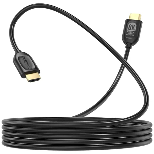 Vista 20 de Fosmon - Cable HDMI 2.0 de 0.3 m, 4K@60Hz, certificado premium en pared CL3, 18Gbps de súper alta velocidad, HDR, HDCP 2.2/1.4, 3D, ARC, 30AWG