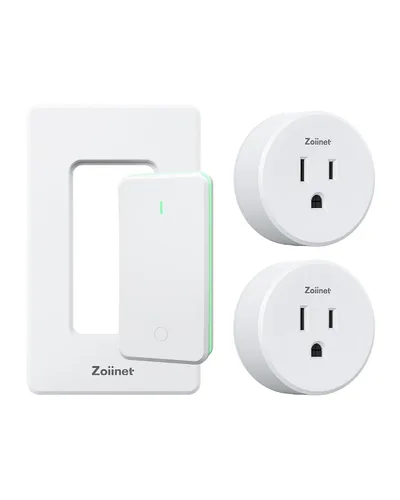 Vista 8 de Zoiinet Interruptor de enchufe inteligente, interruptor de tiempo para tomacorriente WiFi de 2.4G, compatible con Alexa, Google Home, Smart Life