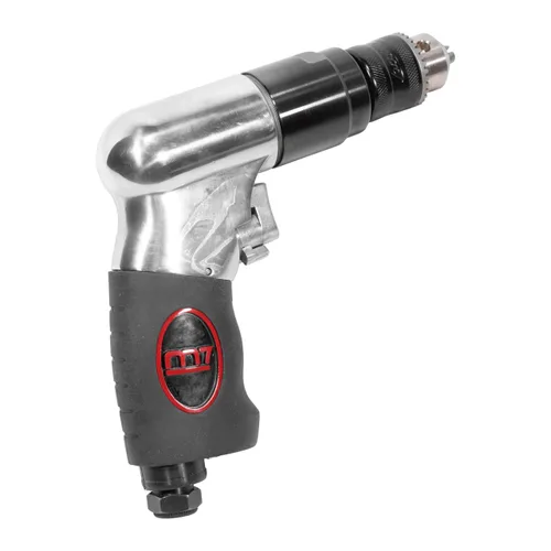 Vista 3 de M7 Taladro de aire y controlador con motor de engranajes planetarios y mandril con llave de 3/8" (QE-333)