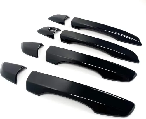Vista 12 de Cubierta de Manija de Puerta Compatible con Honda Civic de 10ª Generación Sedan Hatchback Coupe Tipo R 2016 2017 2018 2019 2020 2021 Manijas